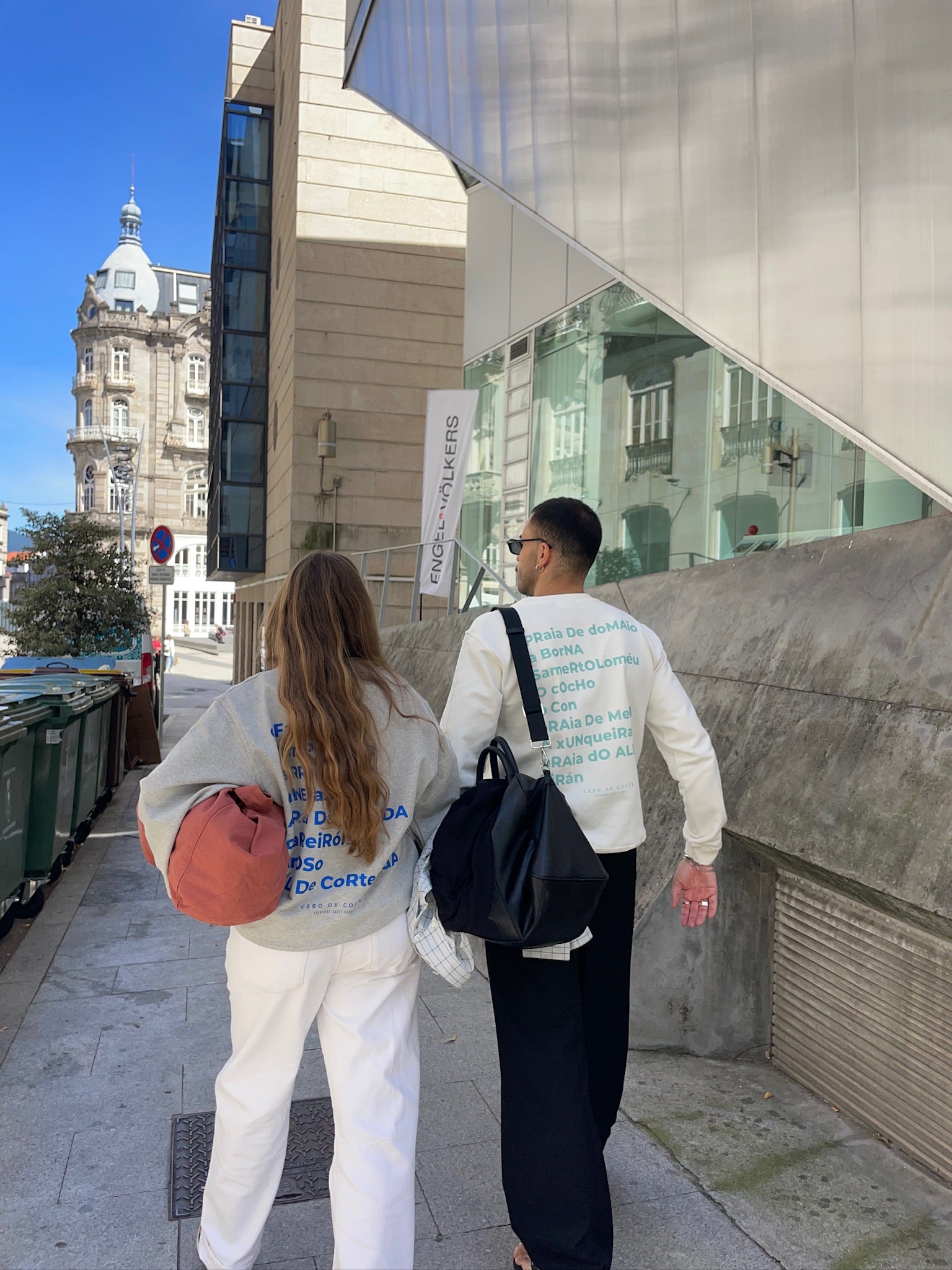 SUDADERA "VILAGARCIA" GRIS/AZUL